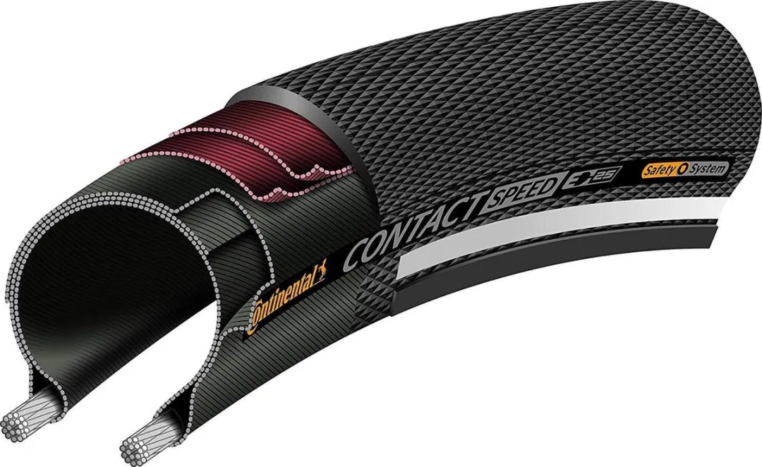 Continental Contact Speed 28x1 3/8x1 5/8 (37-622) Buitenband - Zwart