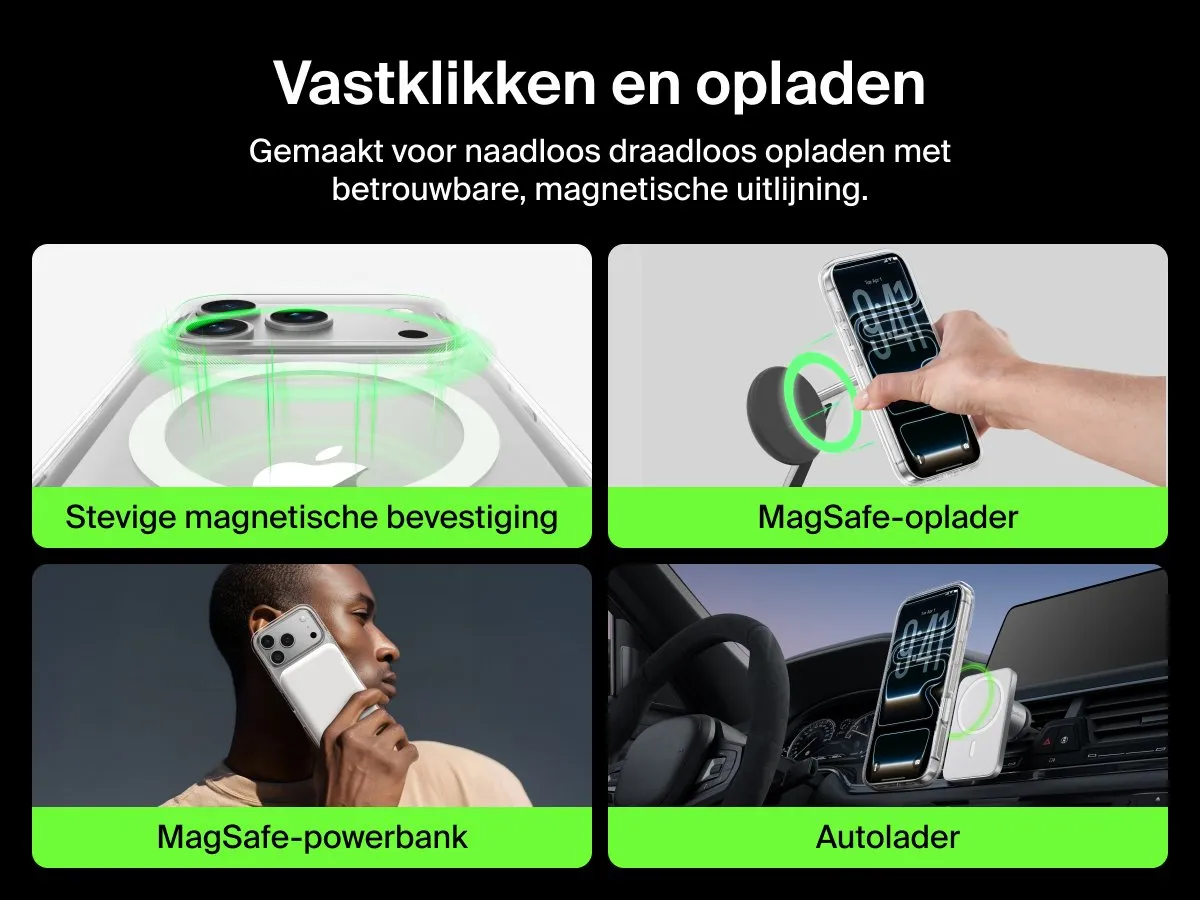 Belkin SheerForce Clear Hoesje MSA031HQCL - iPhone 17 Pro - Transparant - afbeelding 6 van 6