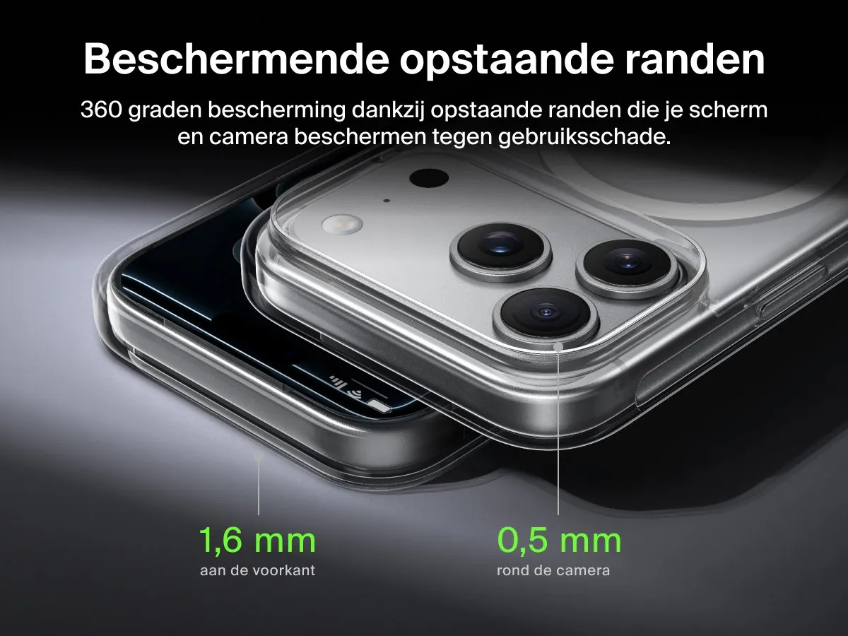 Belkin SheerForce Clear Hoesje MSA031HQCL - iPhone 17 Pro - Transparant