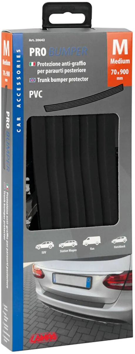 Lampa Pro Bumper Universele Kofferbumper 70x900mm - Zwart