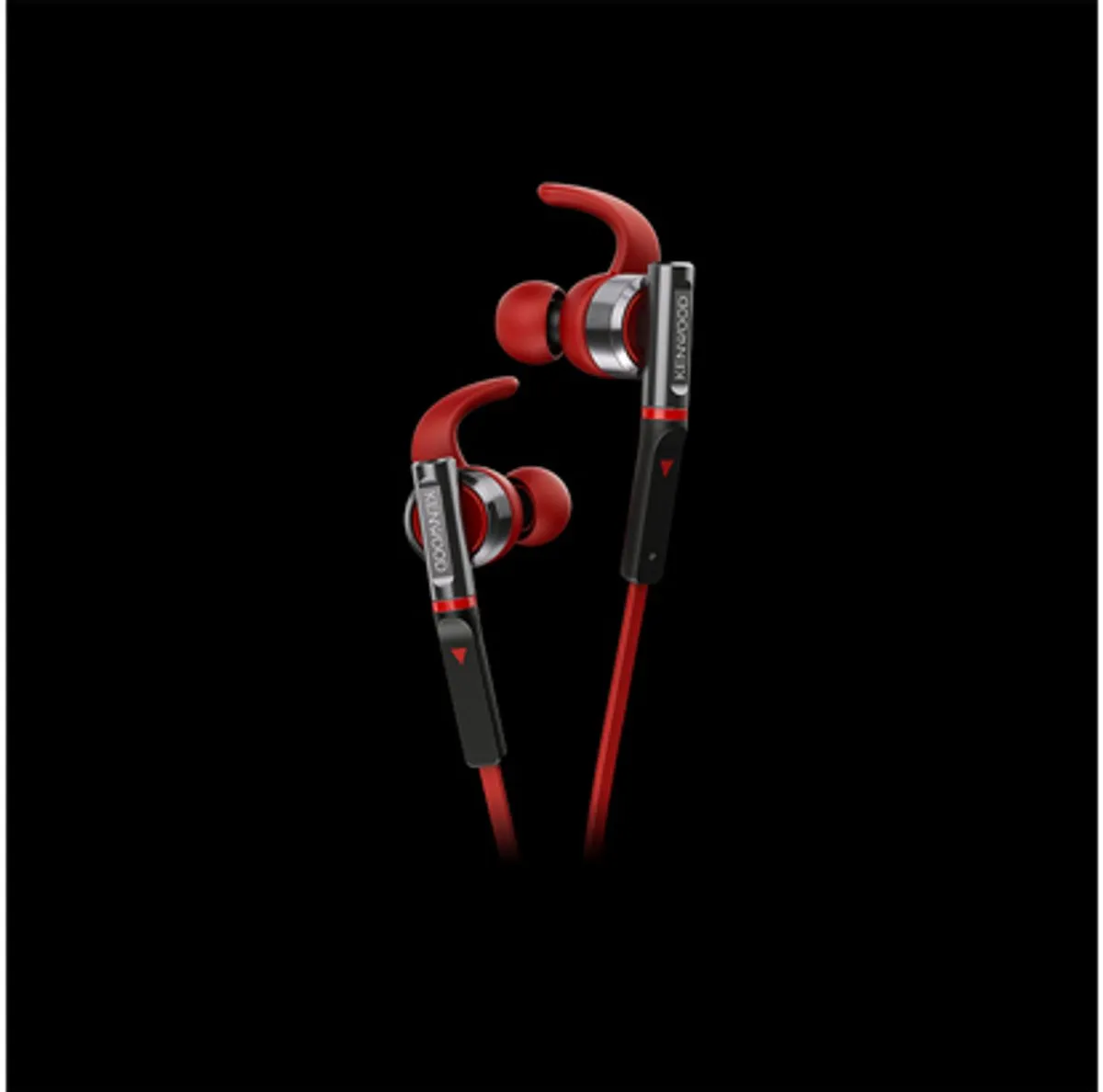 Kenwood KH-SR800-R In-Ear Sport Headphone - Rood - afbeelding 6 van 6