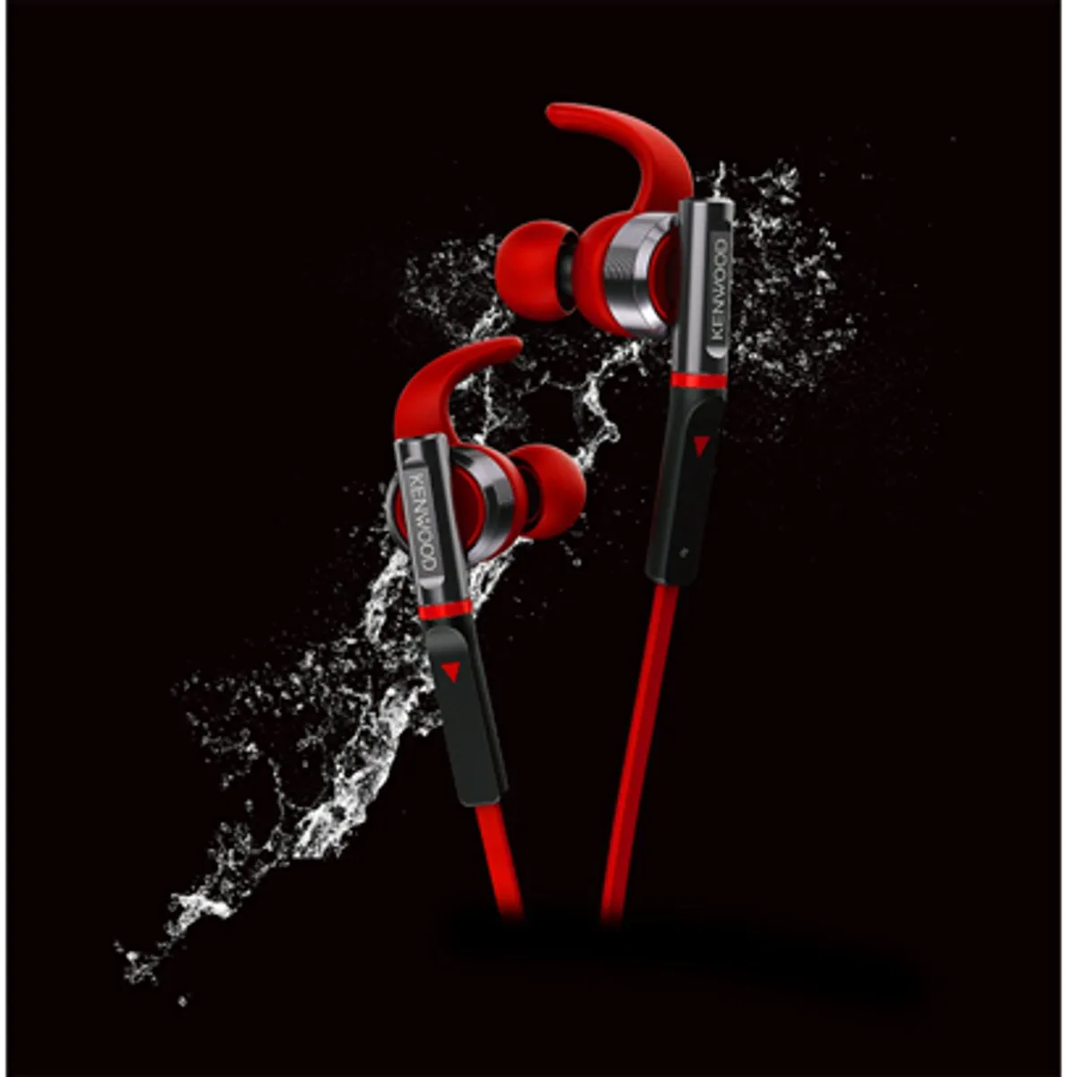 Kenwood KH-SR800-R In-Ear Sport Headphone - Rood