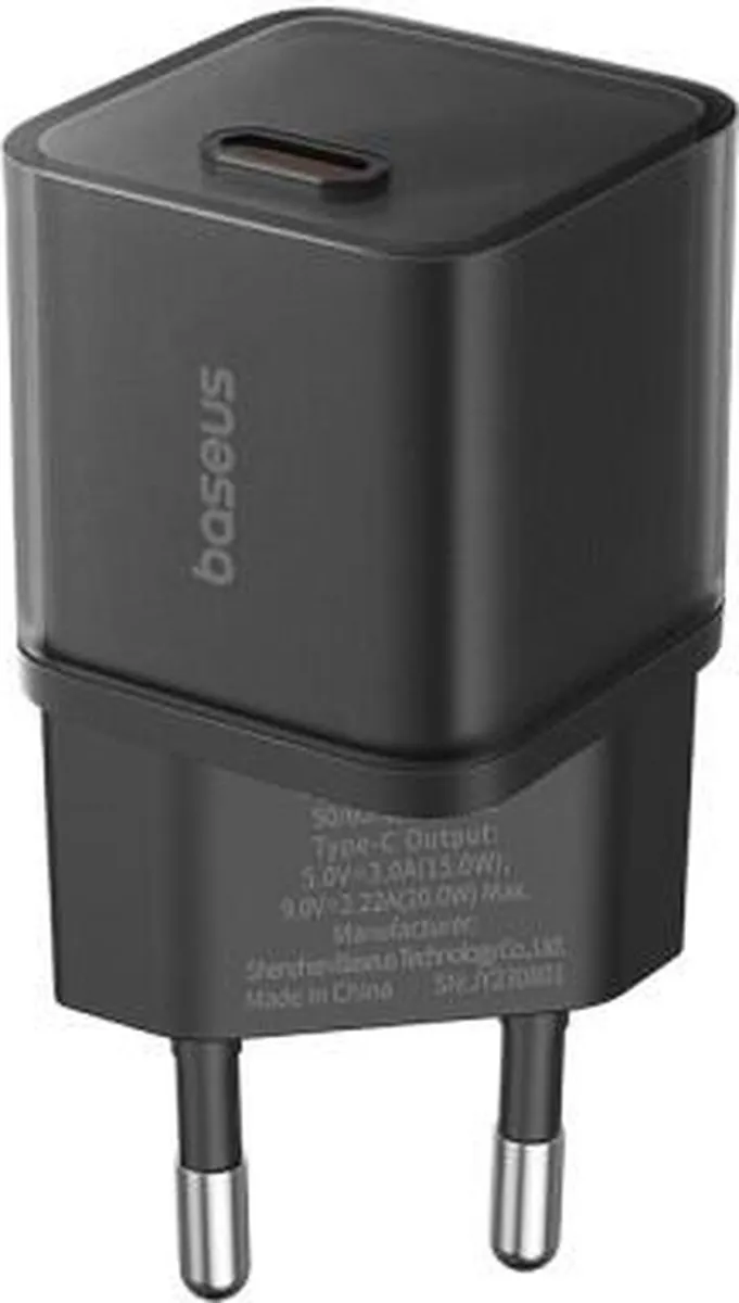 Baseus GaN5S USB-C Snellader 20W