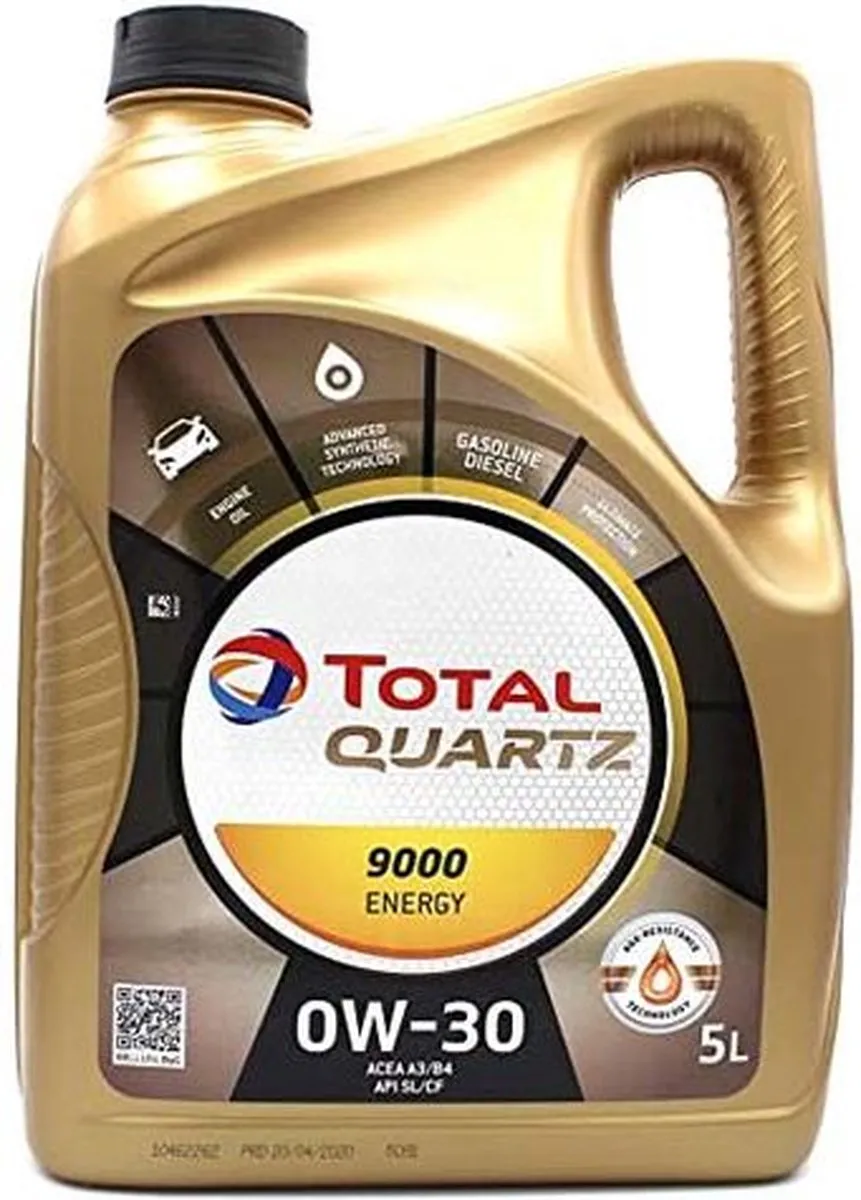 Total Quartz 9000 Energy 0W30 Motorolie 5L