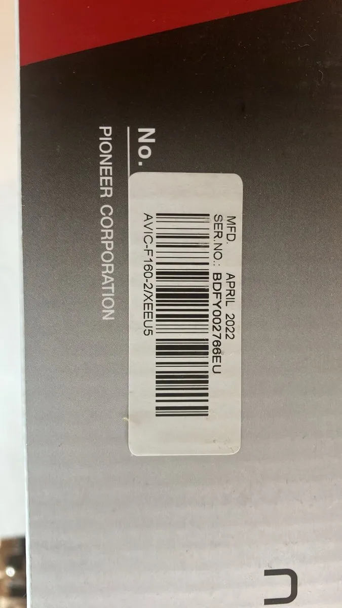 Pioneer-AVIC-F160-2 - auto / camper en truck navigatie voor Pioneer multimedia toestel (met gele stekker aansluiting achterzijde)