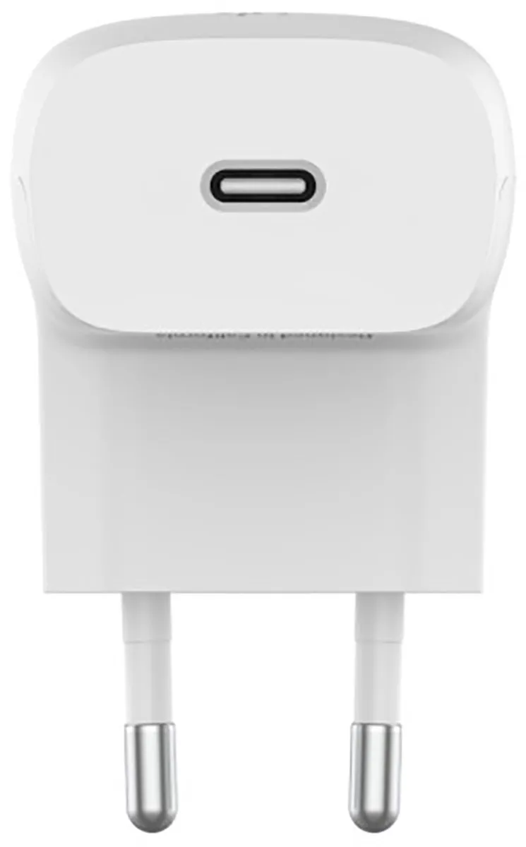 Belkin WCA006VF1MWH-B6 AC-adapter 20W - USB-C/Lightning - Wit