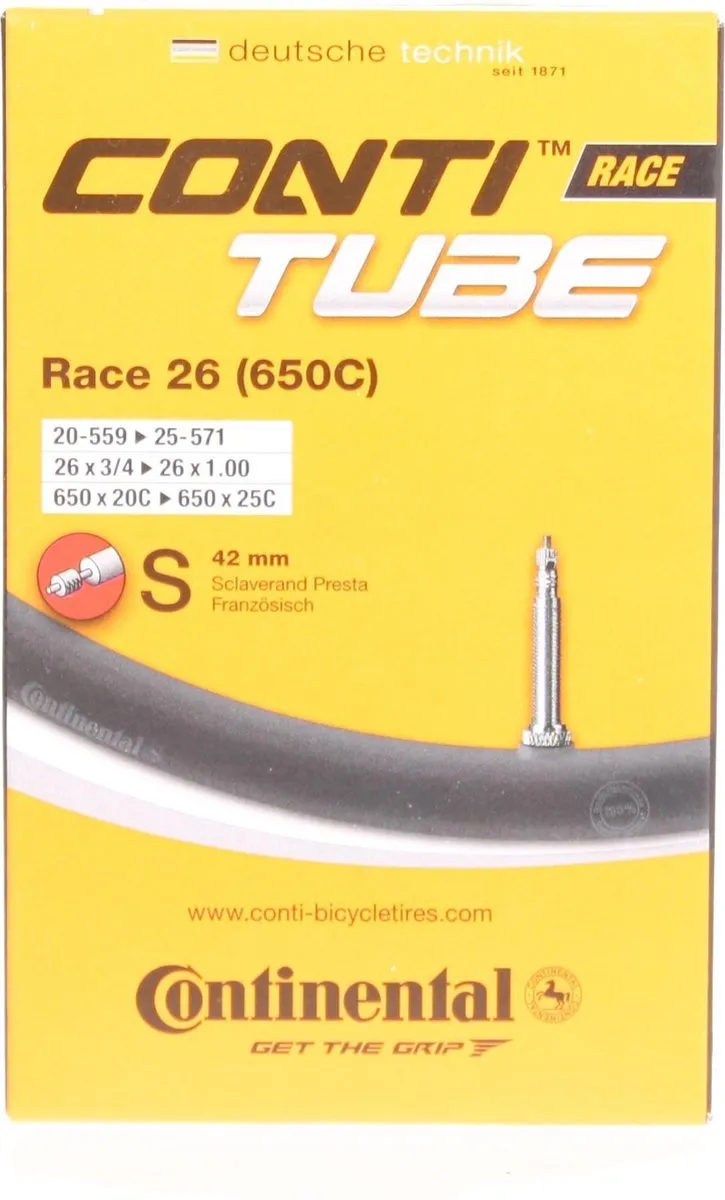 Continental Binnenband 26/27.5 Race 20-571/25-599 - Presta