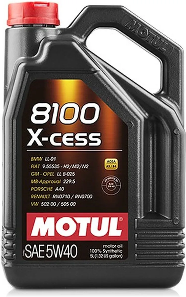 Motul 8100 X-Cess 5W40 Motorolie 5L