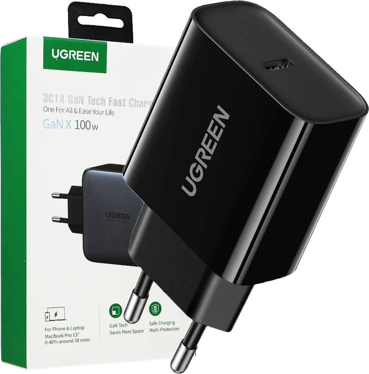 Ugreen USB Type C 20W Power Delivery Wandlader