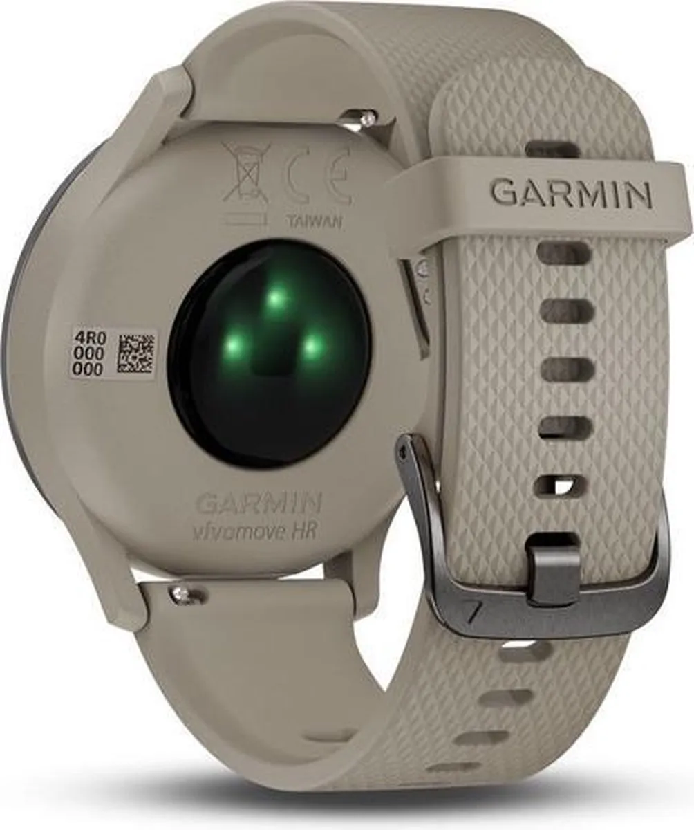 Garmin Quick Release Siliconen Horlogeband 20mm - Sandstone