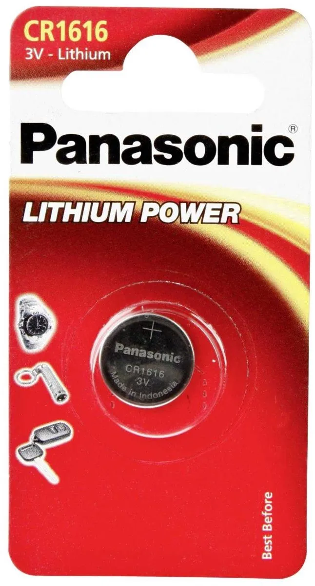 Panasonic CR1616L Knoopcelbatterij - 55mAh - Zilver
