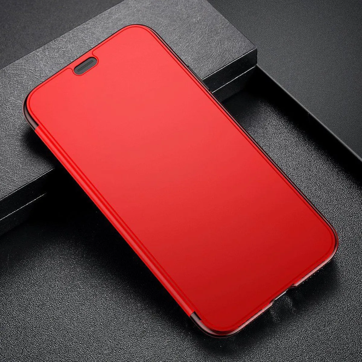 Baseus iPhone X/XS Wallet Hoesje 2-in-1 - Rood