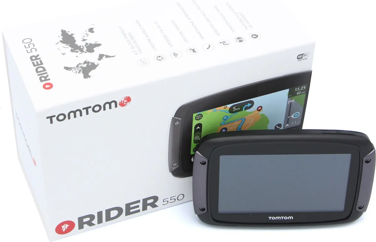 TomTom Rider 550 Motornavigatie - 1GF0.002.10