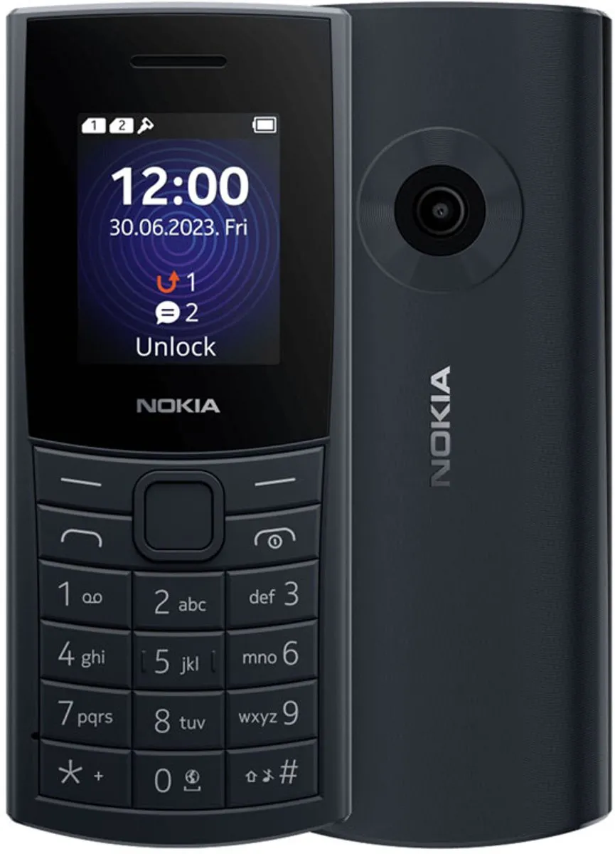 Nokia 110 16NKLB01A12 Dual Sim - 4MB - Zwart