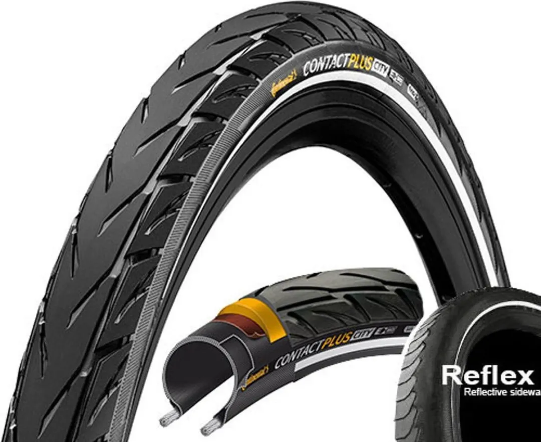 Continental Contact Plus City Clincher 26x2.15" Banden