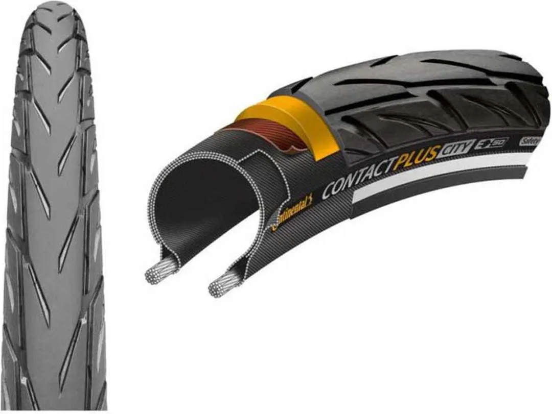 Continental Contact Plus City Clincher 26x2.15" Banden - 55-559
