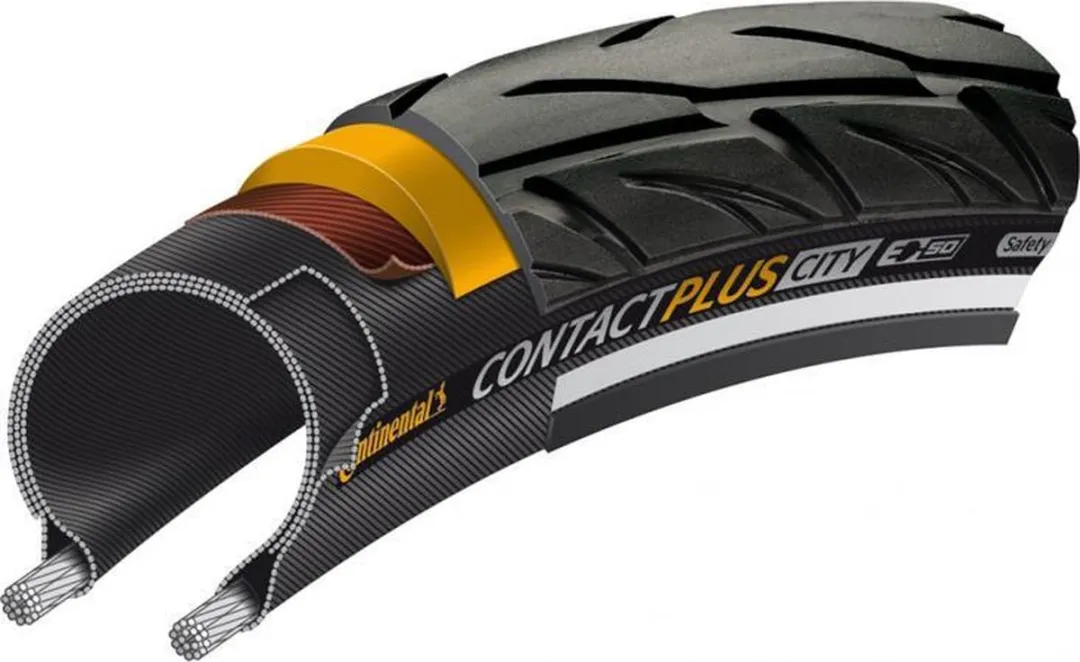 Continental Contact Plus City Clincher 26x2.15" Banden - 55-559
