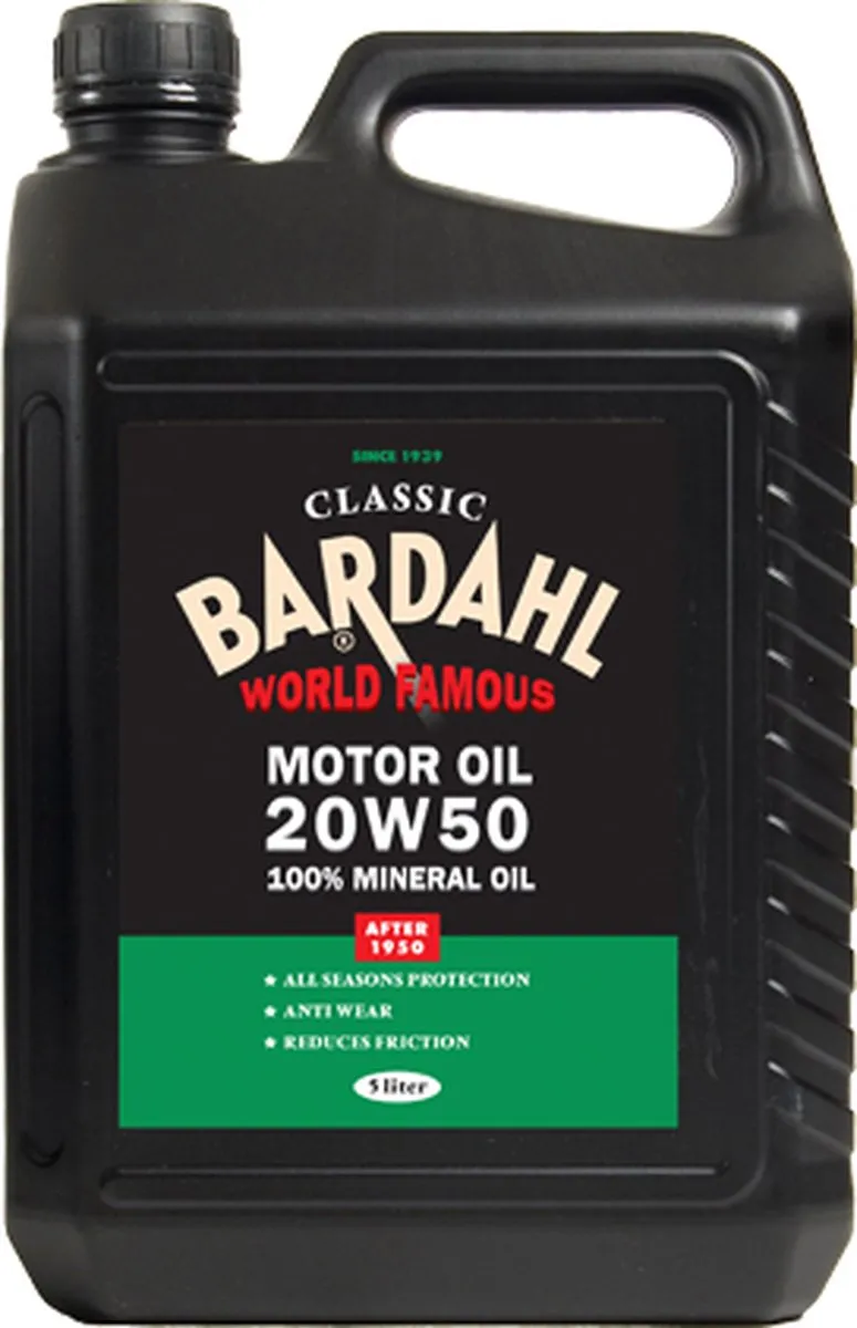 Bardahl Classic Motorolie SAE 20W50 5L