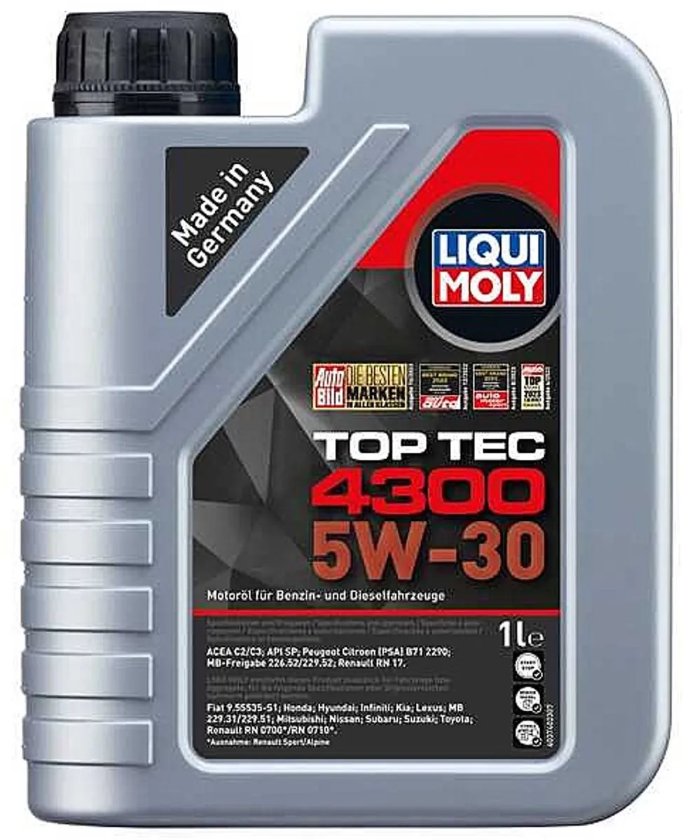 Liqui Moly Top Tec 4300 5W30 Motorolie 1L
