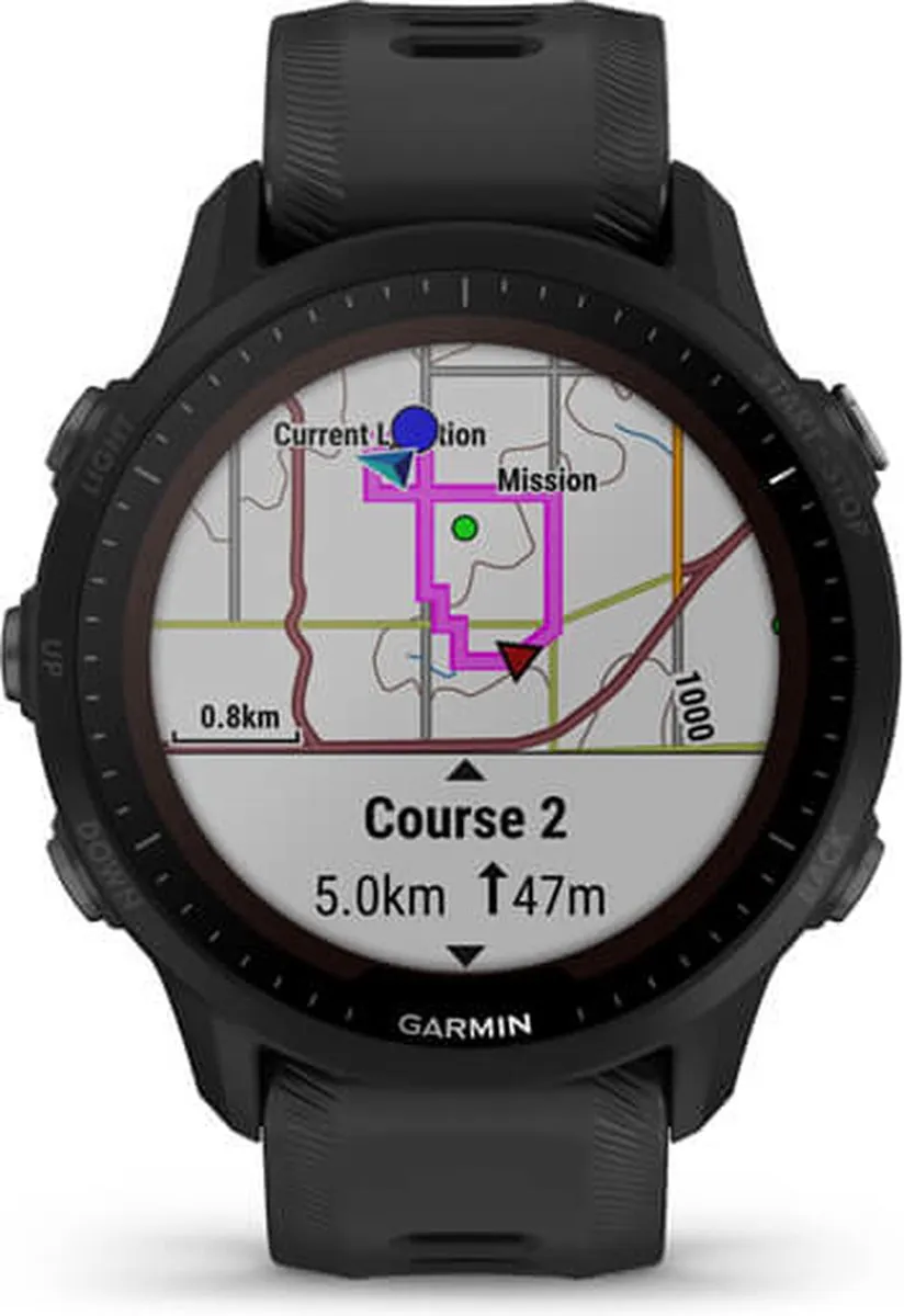Garmin Forerunner 955 Solar Hardloophorloge - 46mm - Zwart