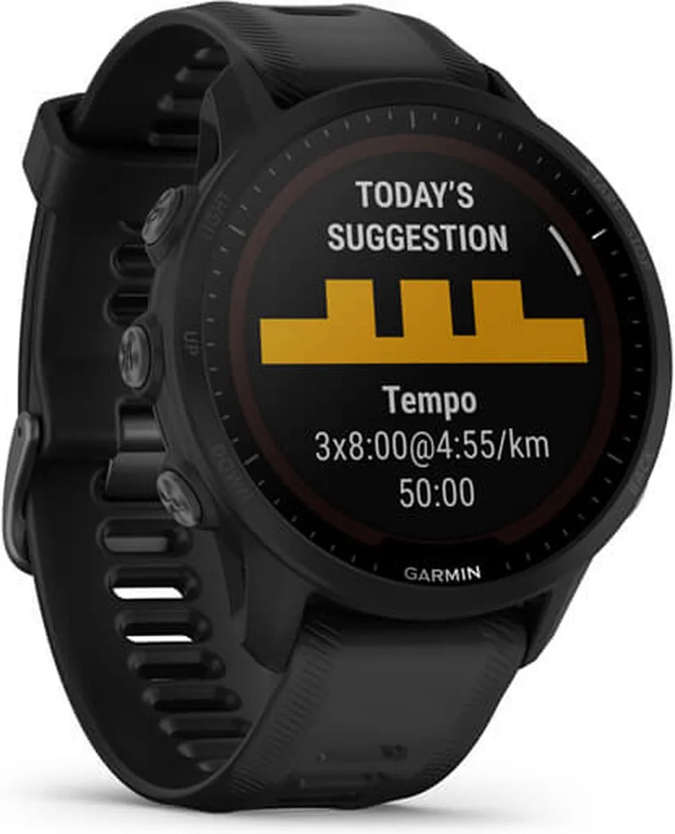 Garmin Forerunner 955 Solar Hardloophorloge - 46mm - Zwart