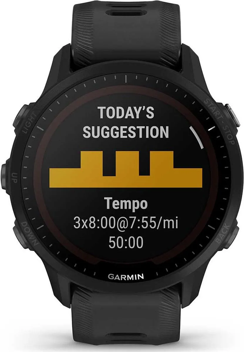 Garmin Forerunner 955 Solar Hardloophorloge - 46mm - Zwart
