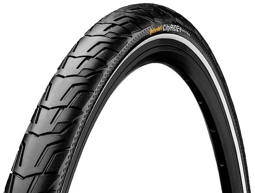 Continental Ride City Puncture Protection 28x1.60/42-622 Buitenband - Zwart met reflectie