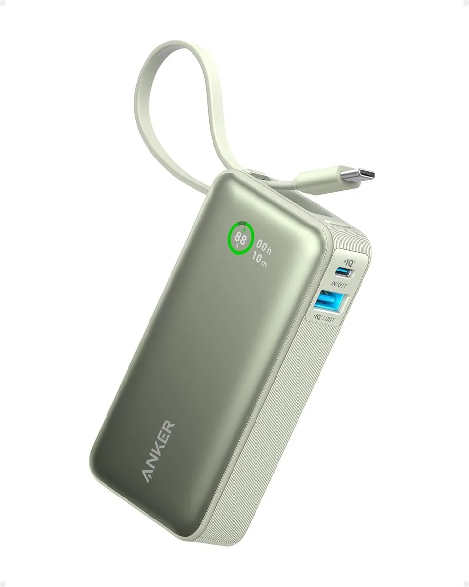 Anker BIO Bundel 10.000mAh - Powerbank 30W + USB-C Stroomadapter + Kabel 140W