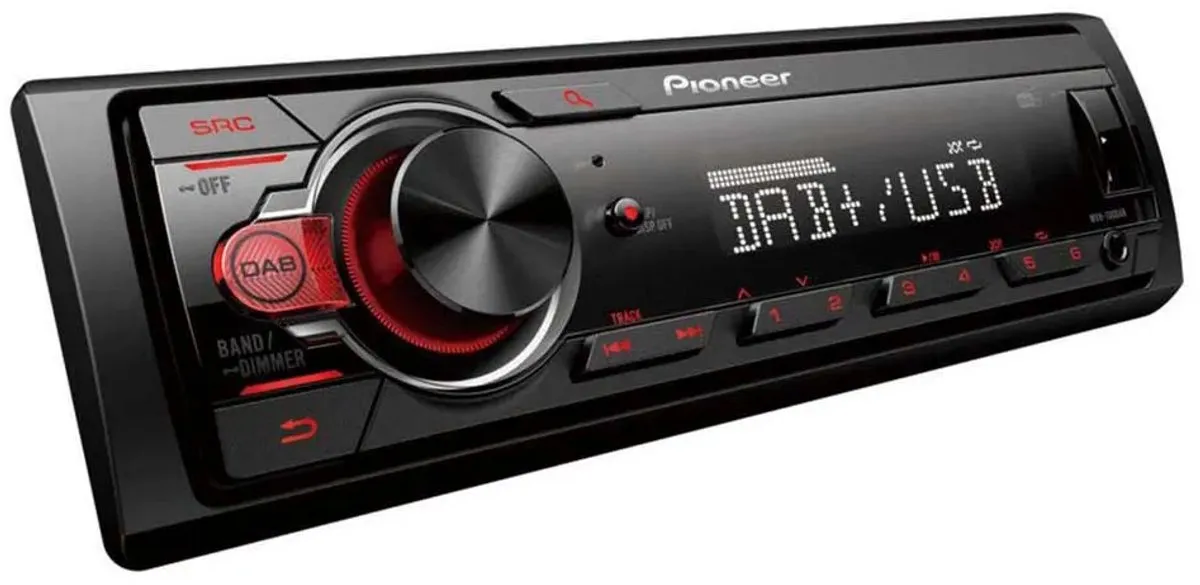 Pioneer MVH-130DABAN Autoradio - 4x50W - Zwart
