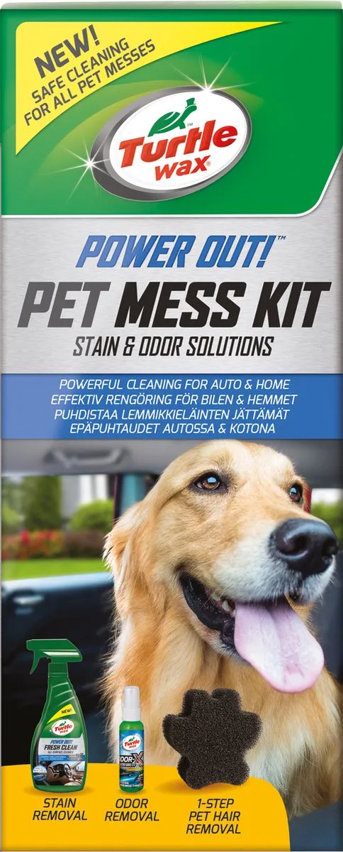 Turtle Wax Pet Mess Verwijderaar - 3x500ml