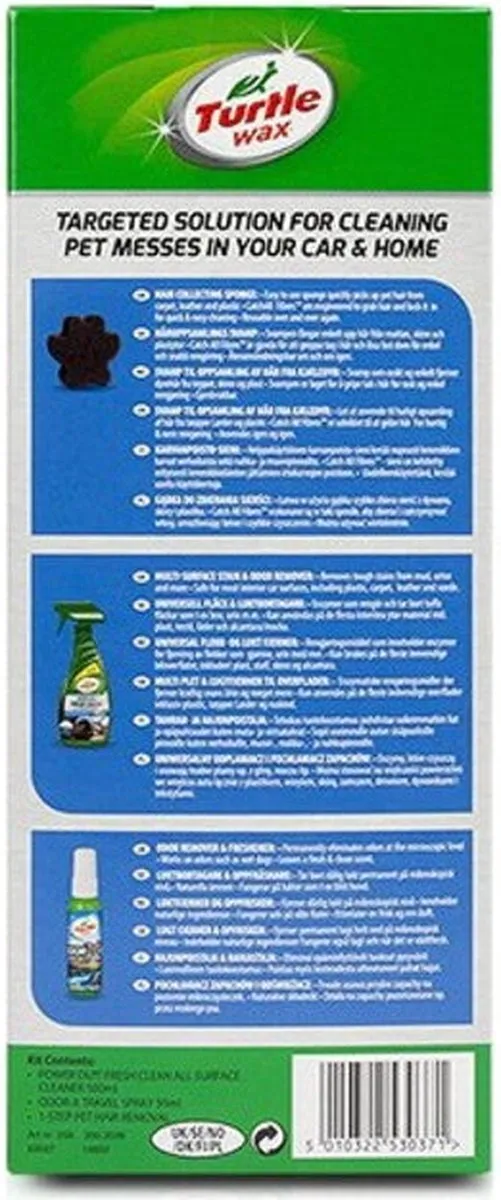 Turtle Wax Pet Mess Verwijderaar - 3x500ml - afbeelding 6 van 6