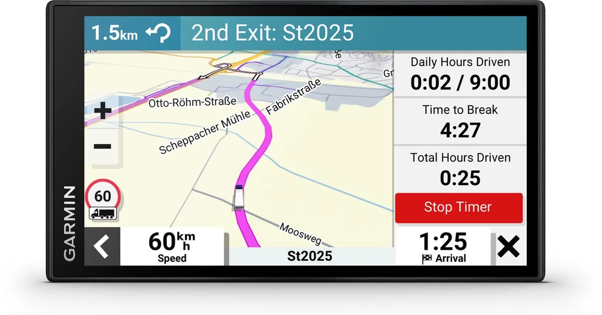 Garmin Dezl LGV610 Navigatiesysteem Vrachtwagen 6"