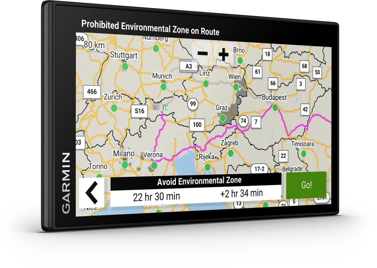 Garmin Dezl LGV610 Navigatiesysteem Vrachtwagen 6" - Zwart - afbeelding 6 van 6