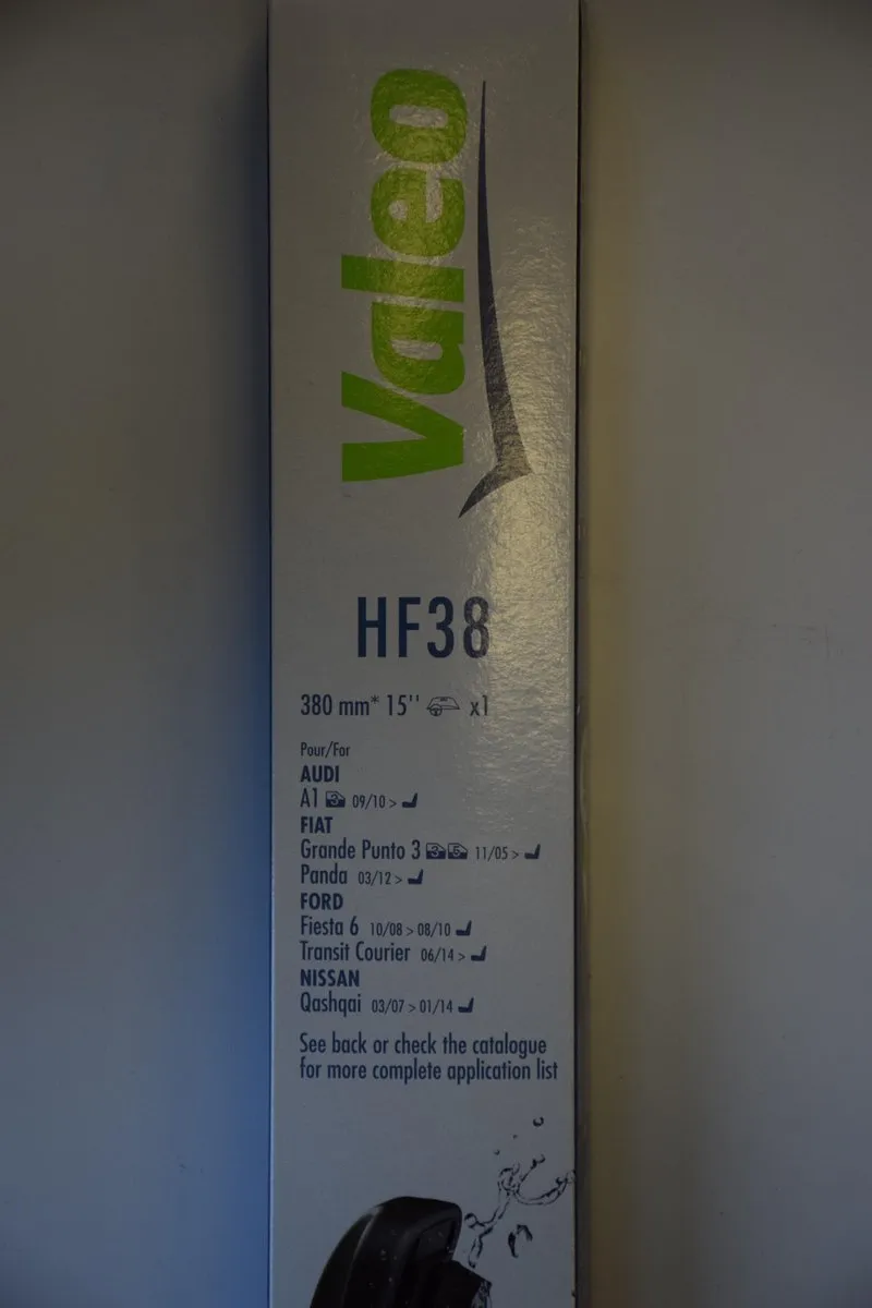 Valeo Hydroconnect HF38 Ruitenwisserblad 38cm - Zwart