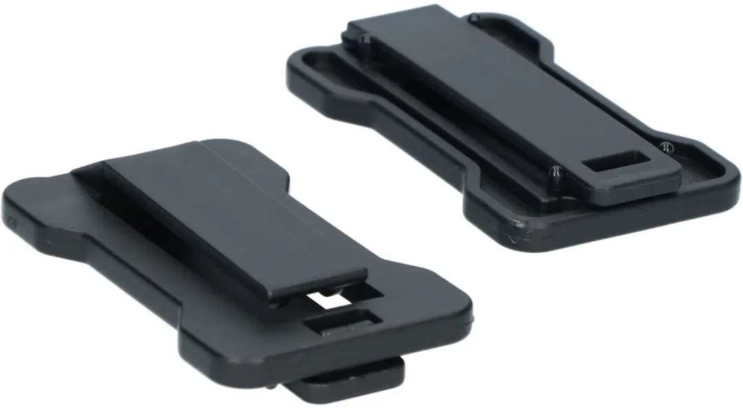 Carpoint Gordelclips - 2 Stuks - Zwart
