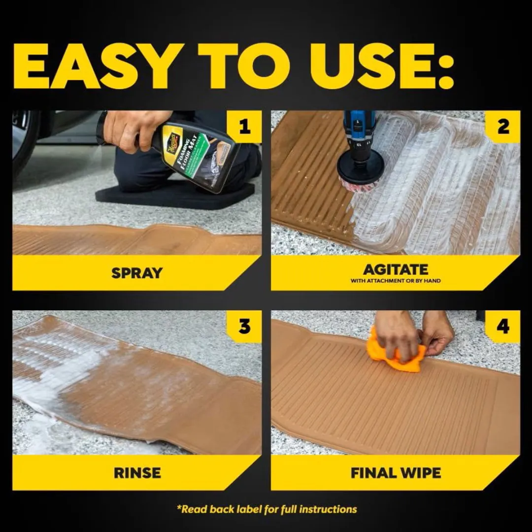 Meguiars Foaming Floormat & Carpet Cleaner 473ml