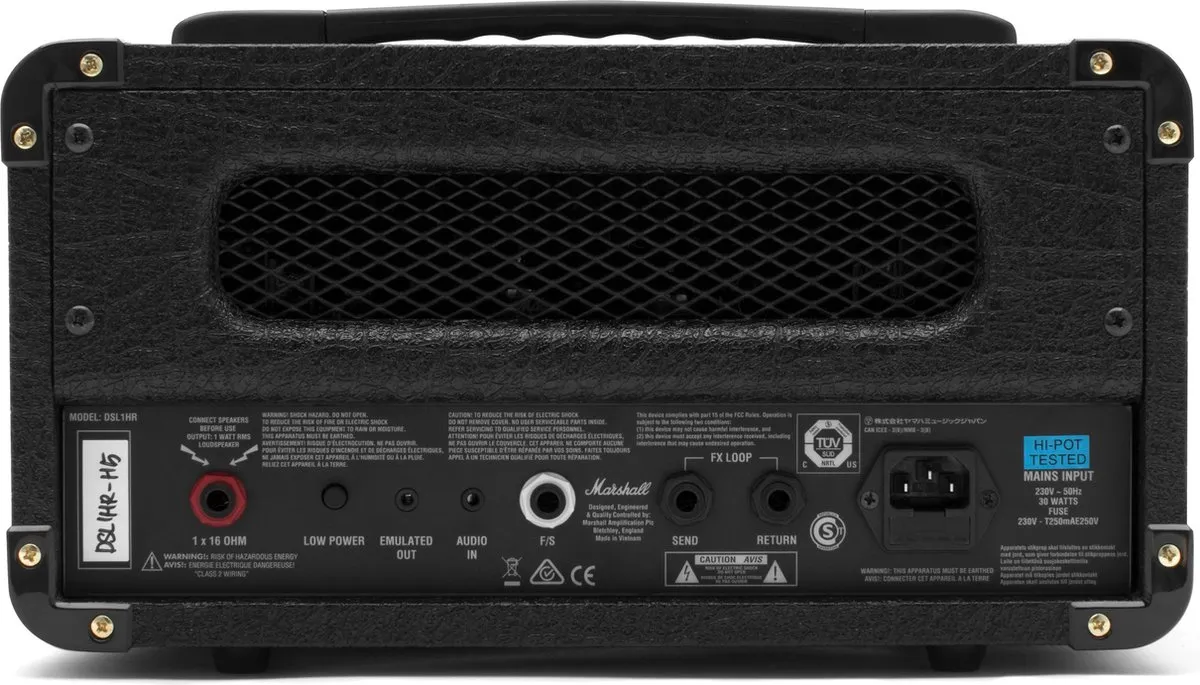 Marshall DSL1HR 1W Buizenversterker - Zwart