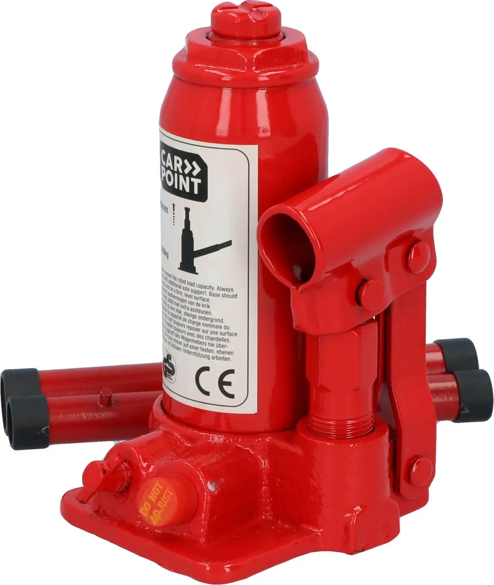 Carpoint Schaarkrik + Ratelsleutel 2000kg - Rood