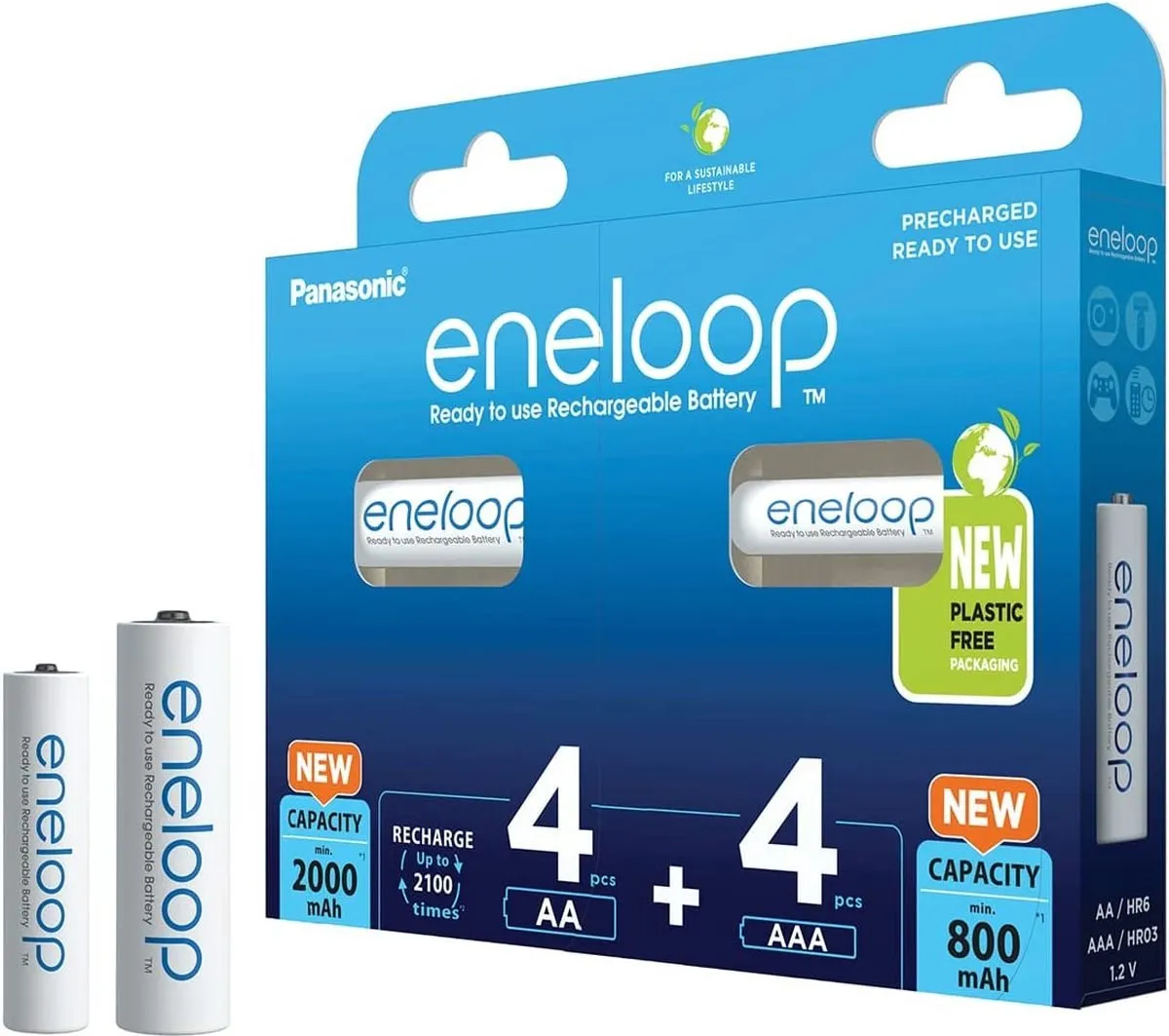 Panasonic Eneloop AA/AAA Oplaadbare Batterijen 2000mAh
