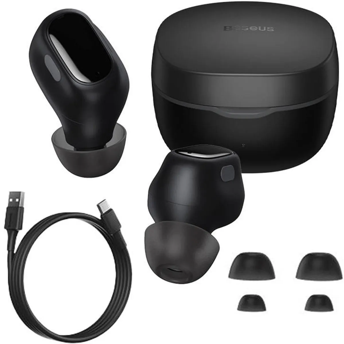 Baseus Bowie WM01 TWS Headset - Zwart