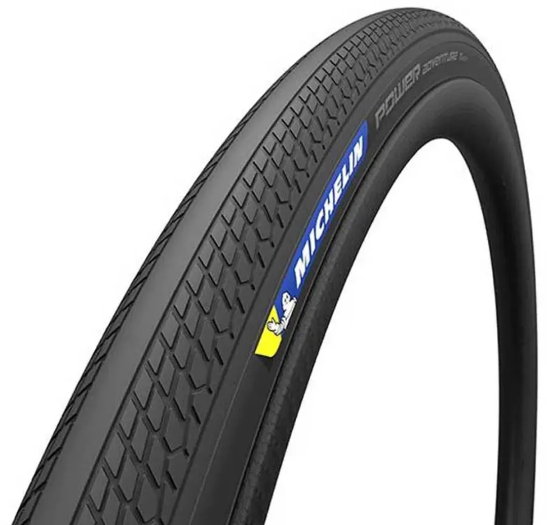 Michelin Power Adventure Classic 28” Buitenband - Tubeless Ready - Zwart/Bruin