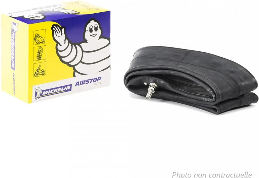 Michelin Moto Binnenband 17-3.00 100/80 90/80-17 - Recht ventiel - Zwart
