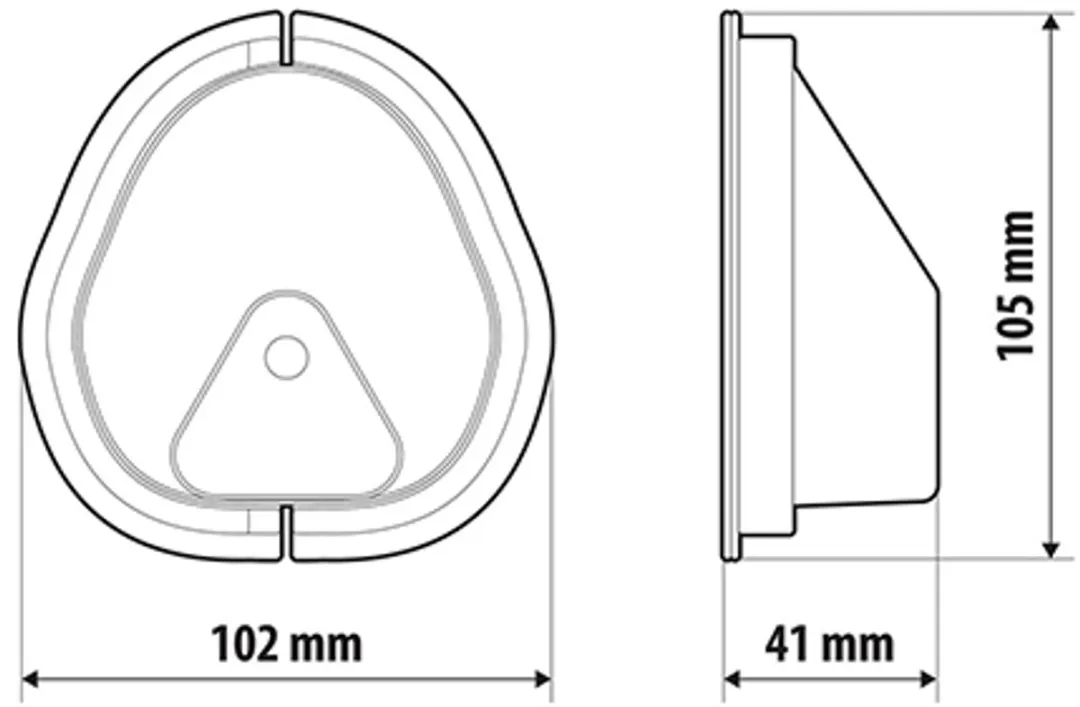 Lampa Bedrijfswagen Slot 2x - 6 Fixatiepunten - Zilver