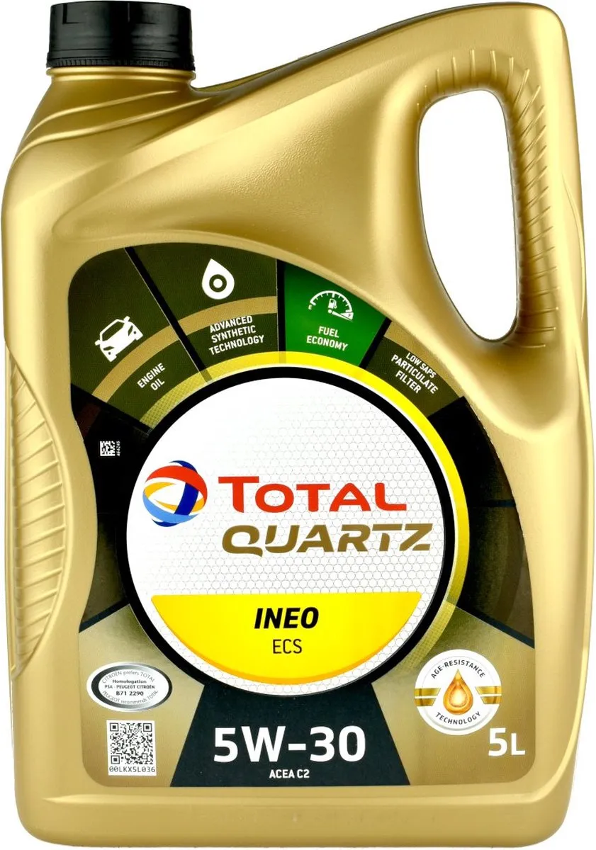 Total Quartz Ineo ECS 5W30 Motorolie 5L
