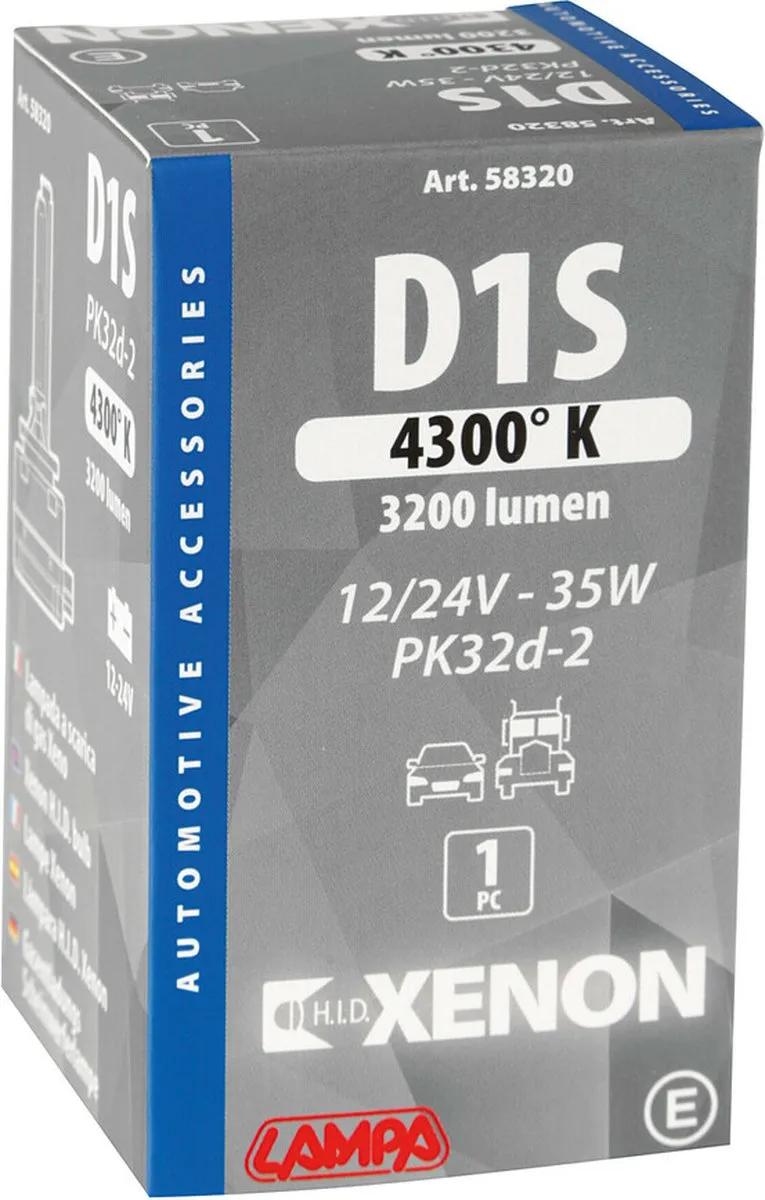 Lampa Xenon D1S Lamp 35W - 4300K