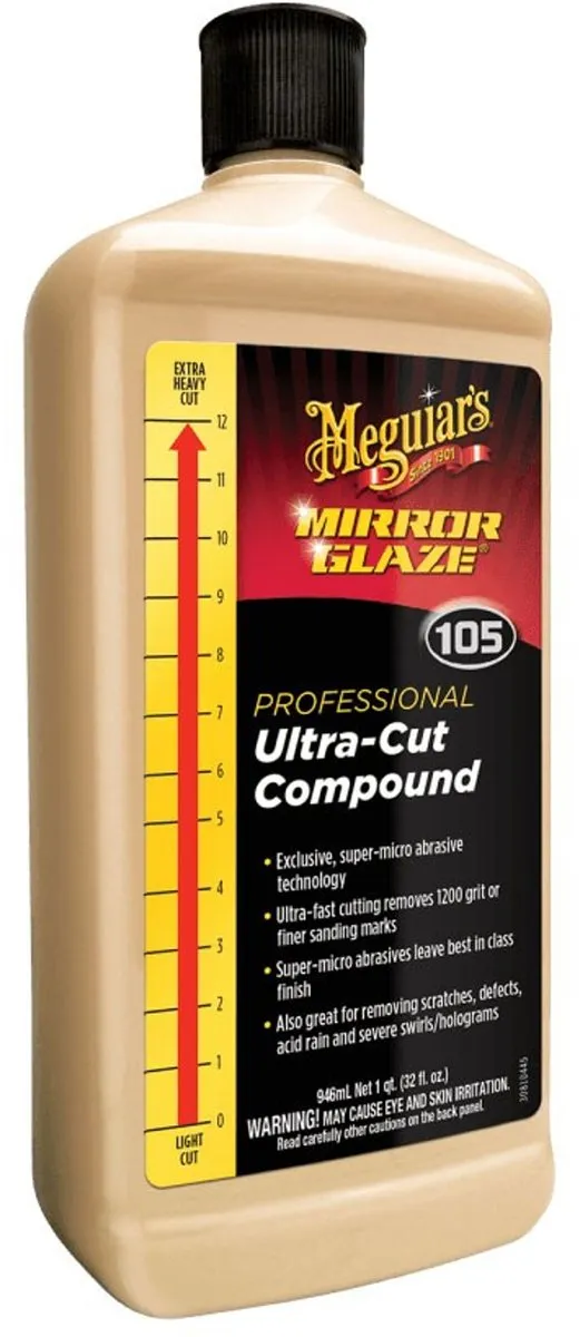Meguiar's Mirror Glaze Ultra Cut Compound 946ml