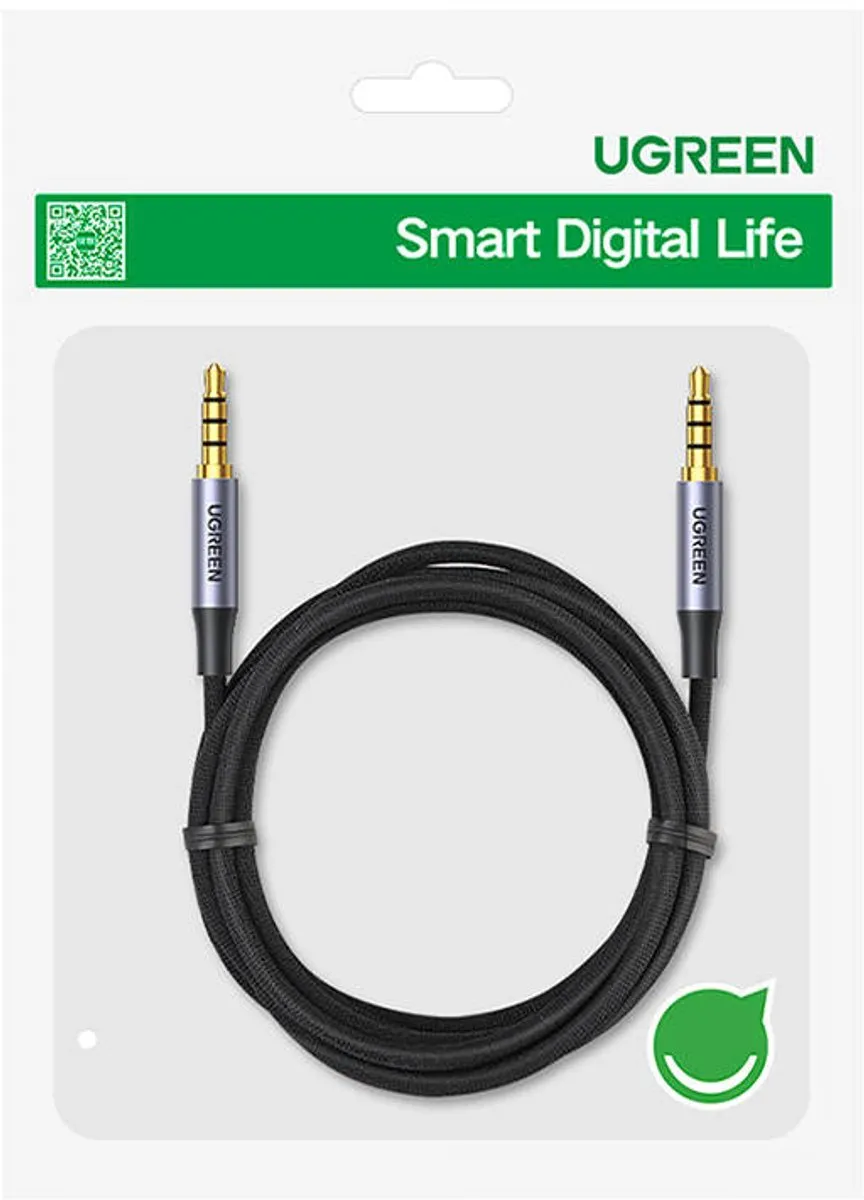 Ugreen Audiokabel Jack 3.5mm Aux 1.5m - Transparant