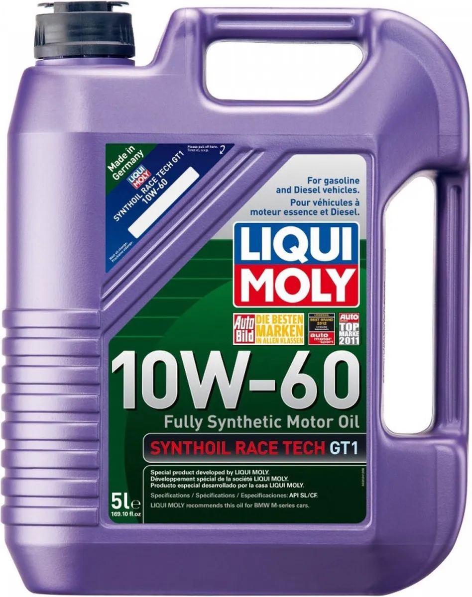 Liqui Moly Synthoil Race Tech GT1 10W60 Motorolie 1L