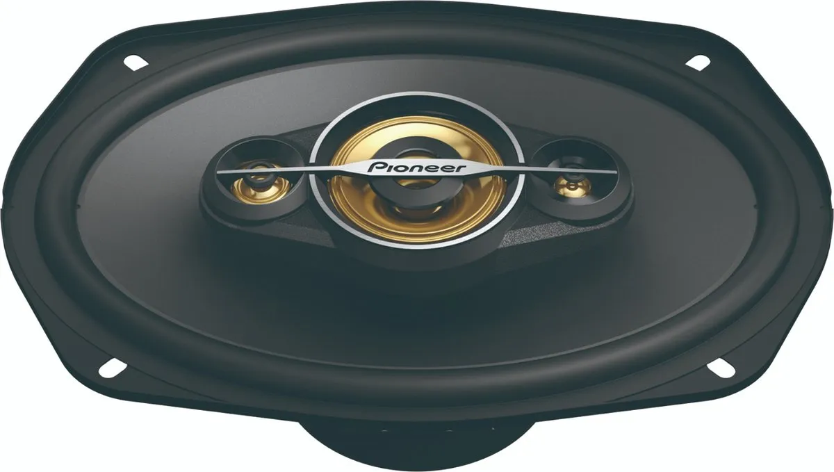Pioneer TS-A6971F Autospeakers 600W - 2 Stuks - Zwart/Goud