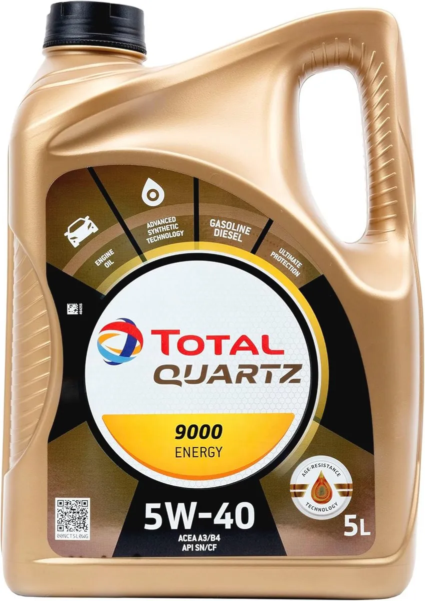 Total Quartz 9000 Energy 5W40 Motorolie - 5L